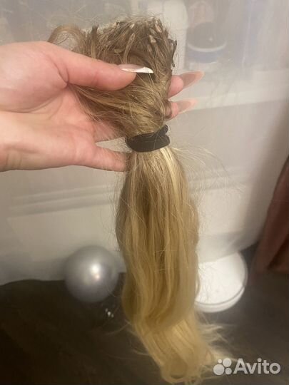 Волосы для наращивания 70 см славянка