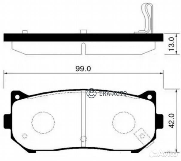 HSB HP1009 Колодки тормозные дисковые