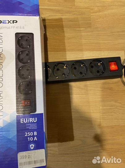 Сетевой фильтр depx в коробке