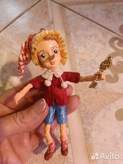 Ватные игрушки#сказочный персонаж#буратино