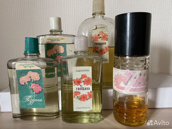 Советский одеколон и духи