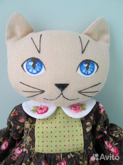 Мягкая игрушка кошка, 26 см