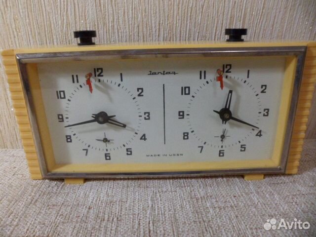 Часы шахматные янтарь, очз СССР