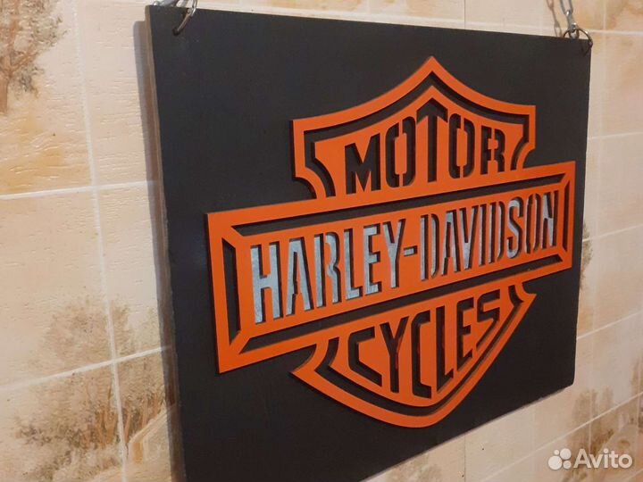 Панно Harley Davidson