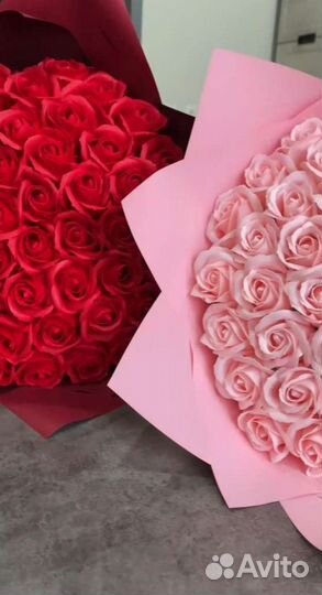 Букет синих роз