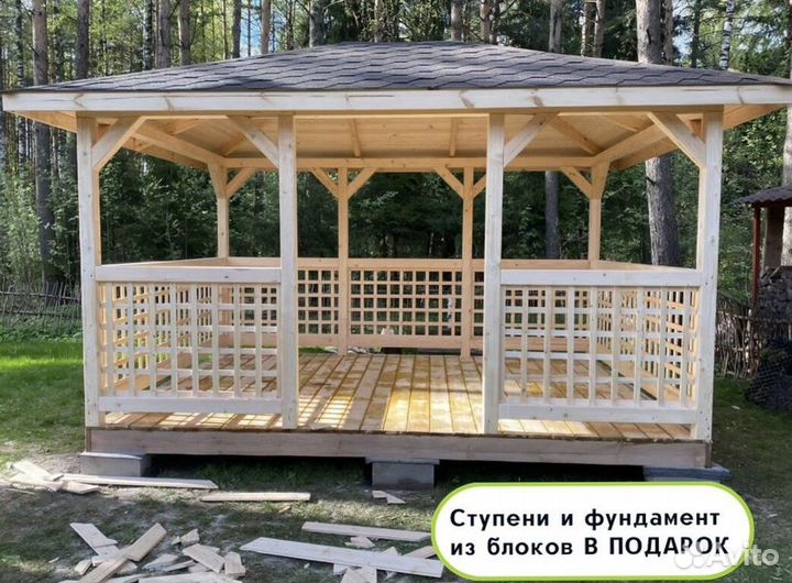 Беседка под ключ