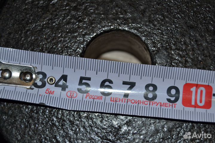 Диск стальной для штанги и гантелей Torneo d31