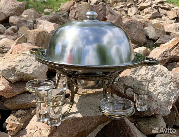 Садж Мармит посуда для подачи и подогрева шашлыка