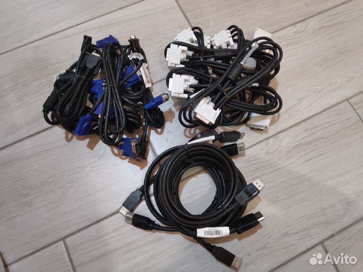 Кабеля VGA, dvi, hdmi, usb