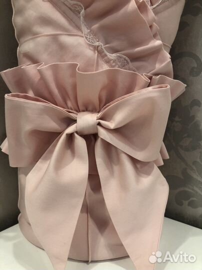 Конверт-одеяло с бантом на выписку