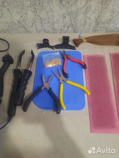 Инструменты для наращивания волос