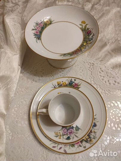 Кофейное трио и ваза-конфетница