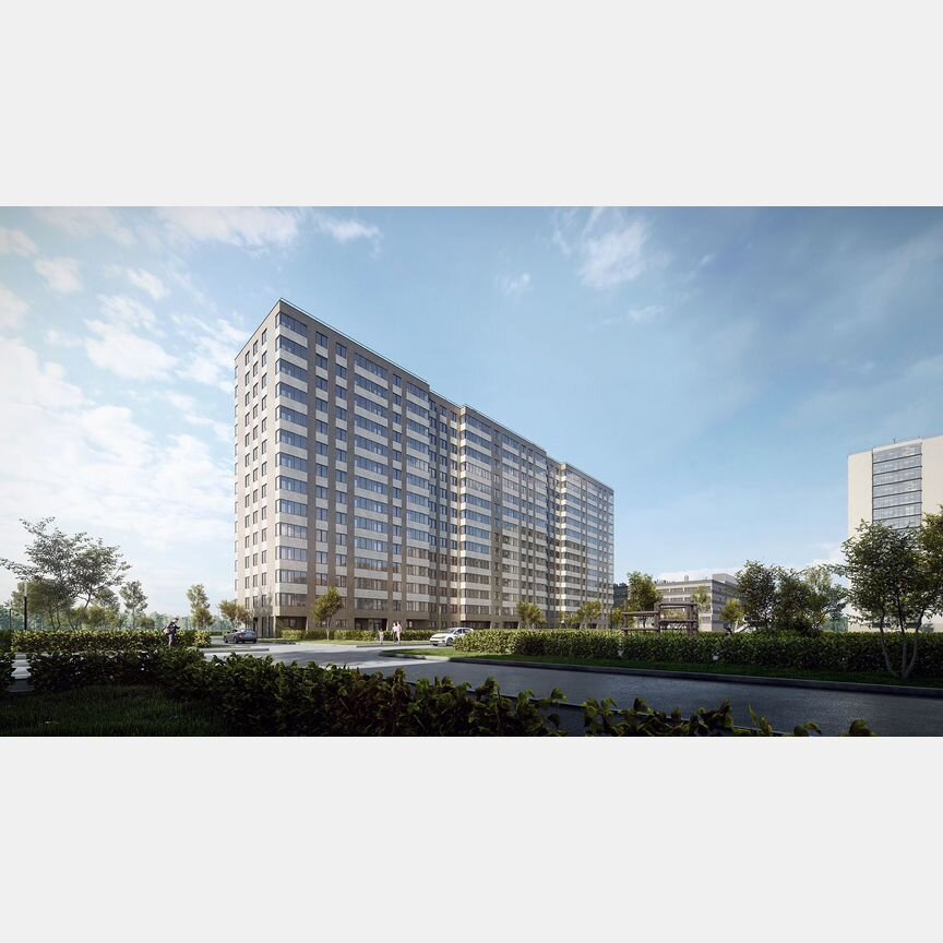 2-к. квартира, 57,1 м², 5/15 эт.