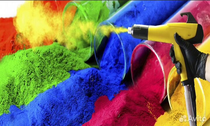 Порошковое окрашивание металлических изделий