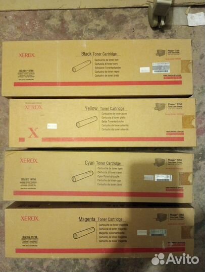 Комплект тонер -картриджей для xerox phaser 7750