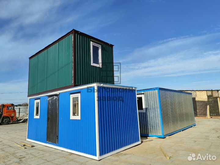 Блок контейнер для строителей. Привезем за 1 день