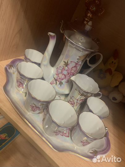 Сервиз чайный Коростеньский фарфоровый