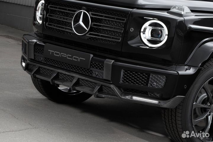 Карбоновые накладки бамперов для G-class W463A