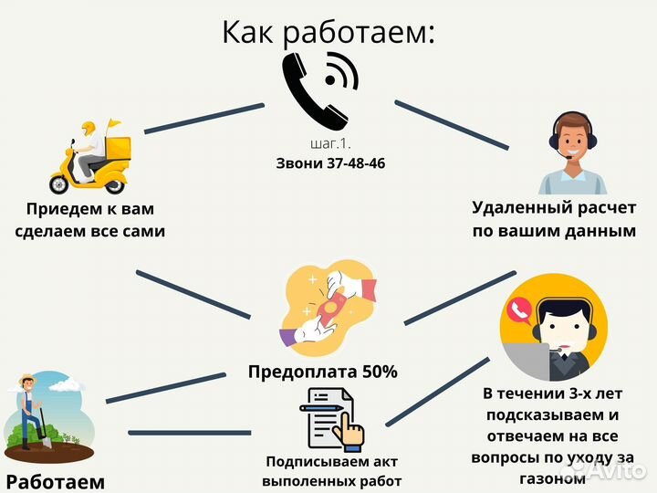Рулонный газон