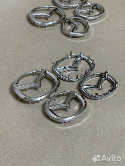 Эмблема Mazda в руль Новая / значок в руль Mazda