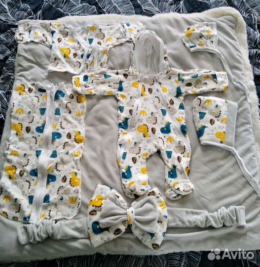 Комплект на выписку зимний