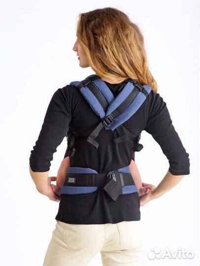 Эргорюкзак diva milano джинс+накладки