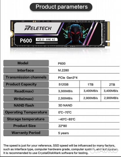 SSD M.2 nvme 128gb/512gb/1tb новые