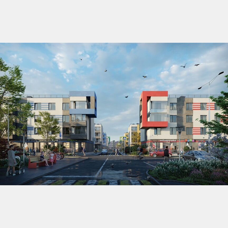 2-к. квартира, 62,6 м², 3/4 эт.