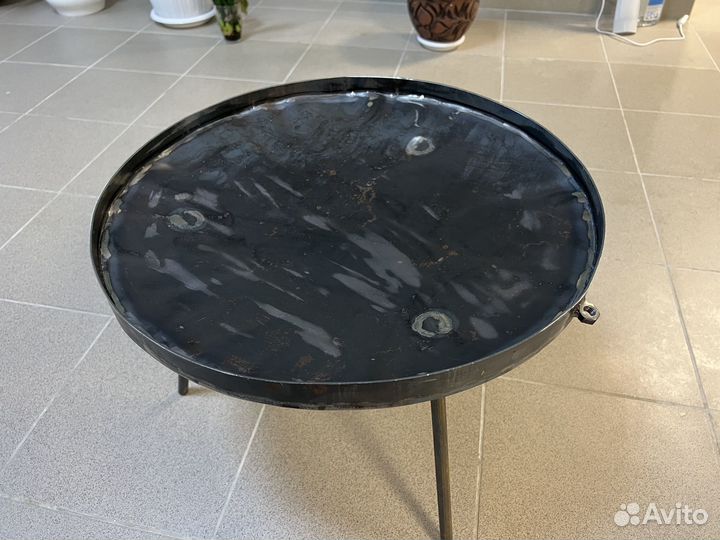 Садж на ножках стальной 50см