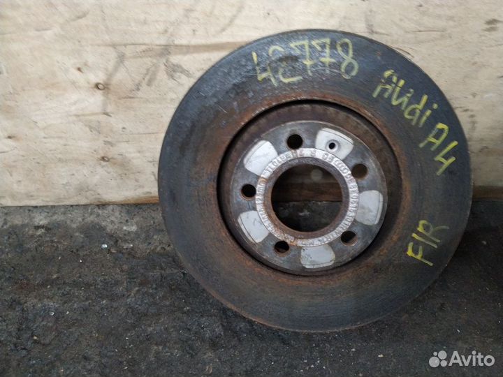 Тормозные диски комплект переднее Audi A4 B6