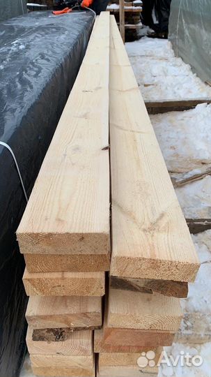 Доска обрезная естественной влажности хвоя 1 сорт