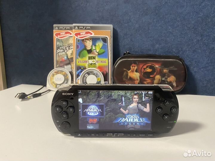 PSP 3000 64гб 10+игр