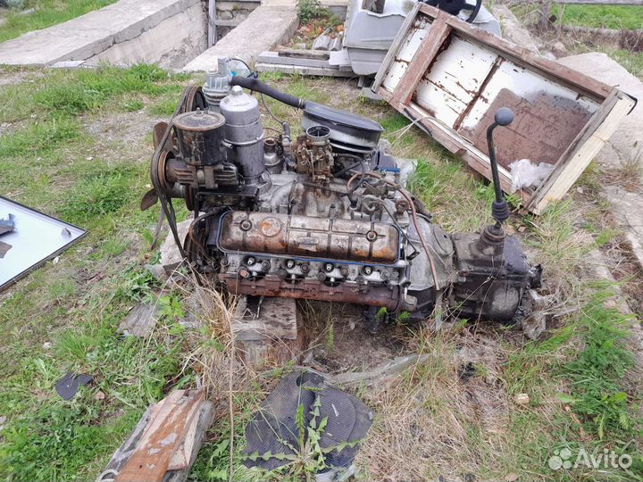 Двигатель газ 66