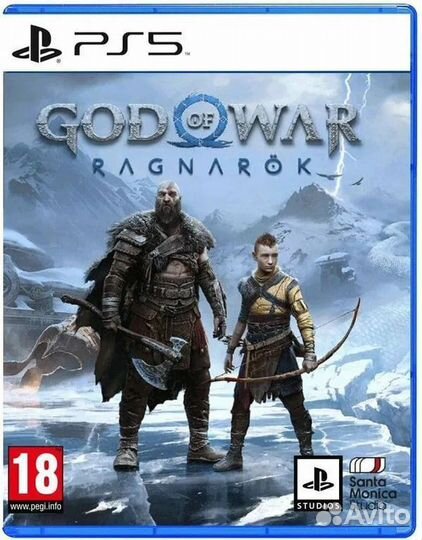 Новый Диск God of War Рагнарёк PS5