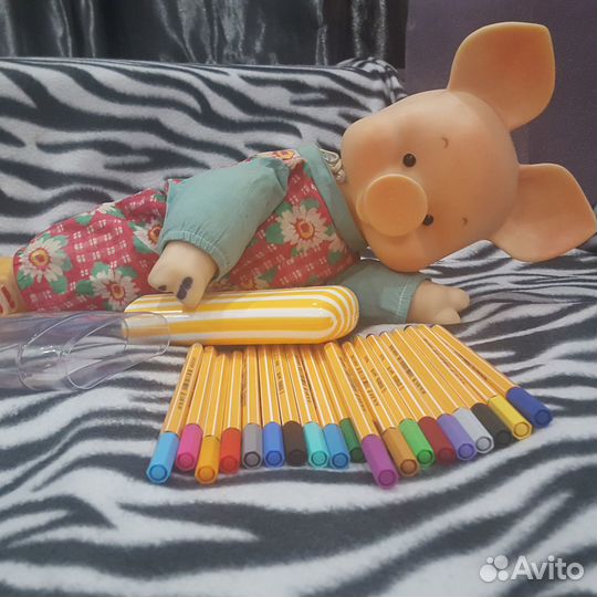 Набор ручек капиллярных Stabilo 20 цв в пенале