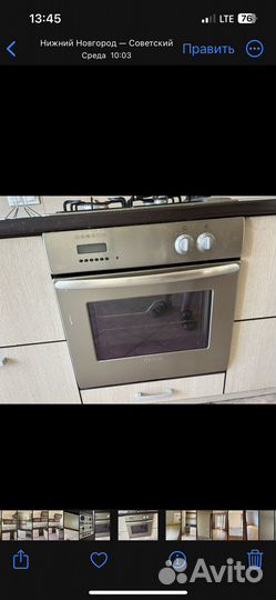 Кухонный гарнитур с техникой бу