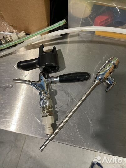 Бидон с краном и тэном 25л, всякие мелочи