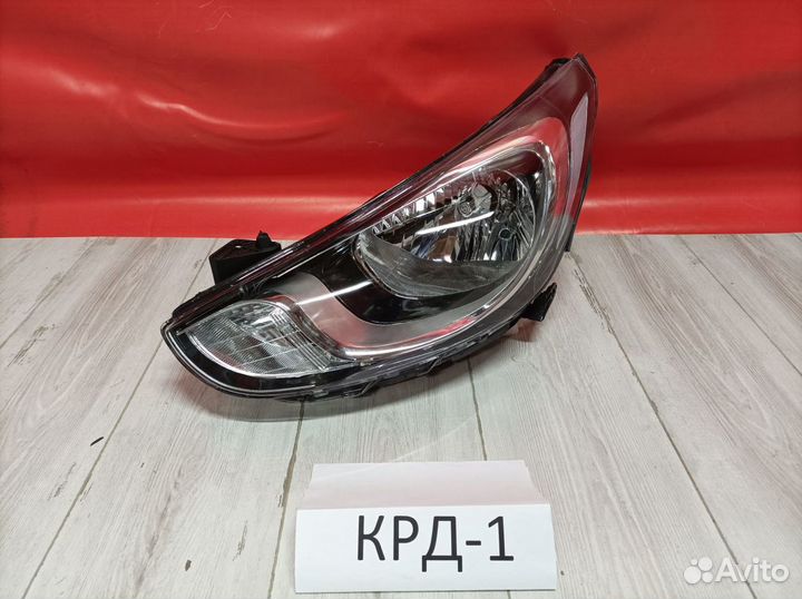 Фара левая Hyundai Solaris 1 2011-2017