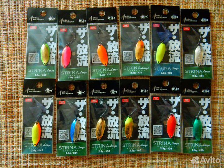 Колеблющаяся блесна Office Eucalyptus Strina Large