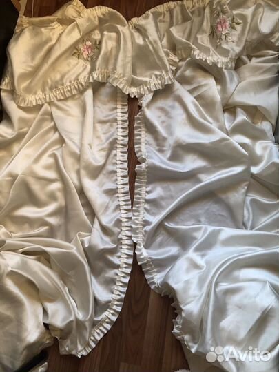 Готовые шторы атласные