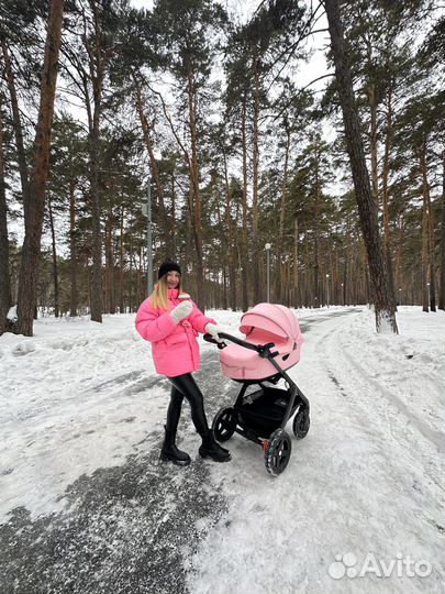 Люлька stokke trailz розовая