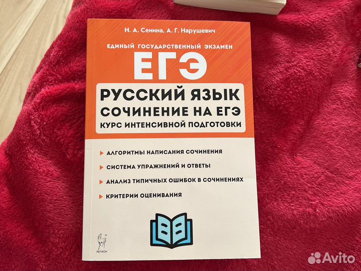 Подготовка к Егэ сочинению Сенина. Нарушевич