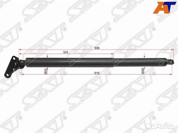 Амортизатор крышки багажника mercedes GL-class X16