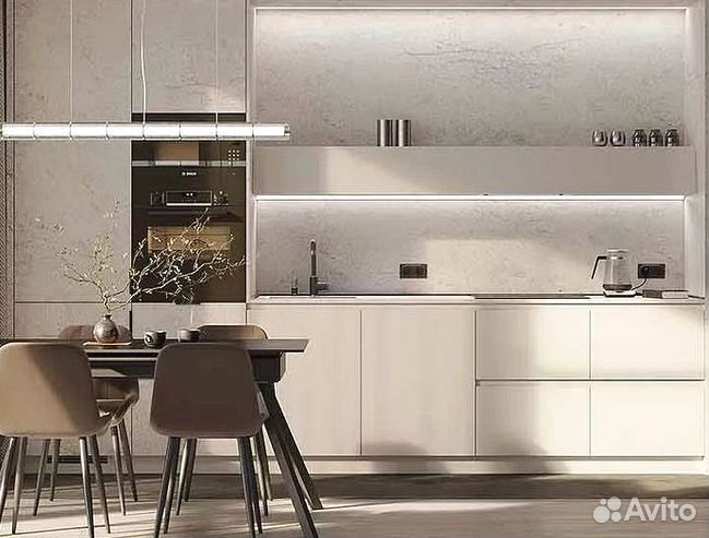 Кухня угловая под потолок