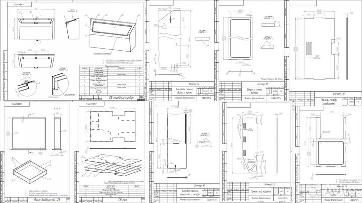 Кемпер XL. Проект автодома. Чертежи