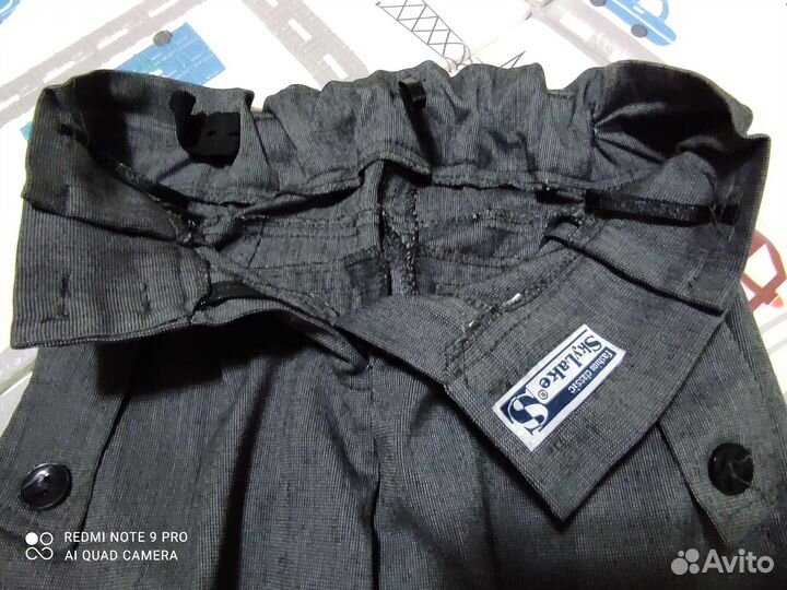 Школьная форма серая брюки 152