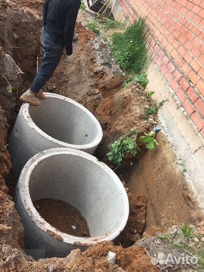 Установка автономных канализаций, септики