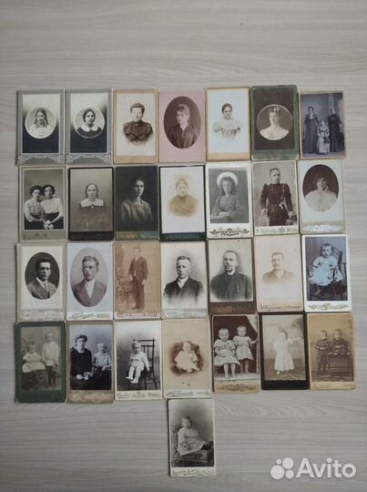 Старинные фото Визитки
