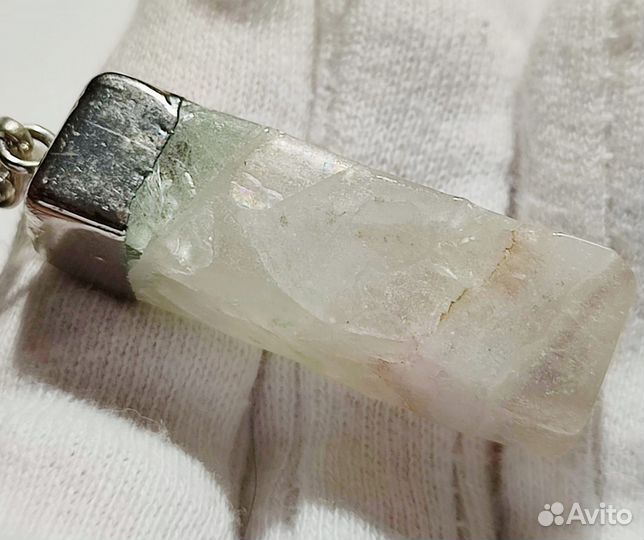 Флюорит кулон на цепочке