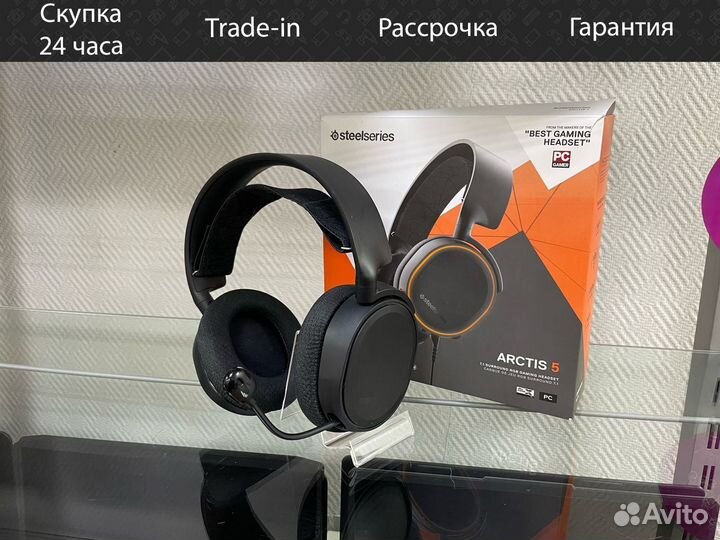 Компьютерная гарнитура SteelSeries Arctis 5